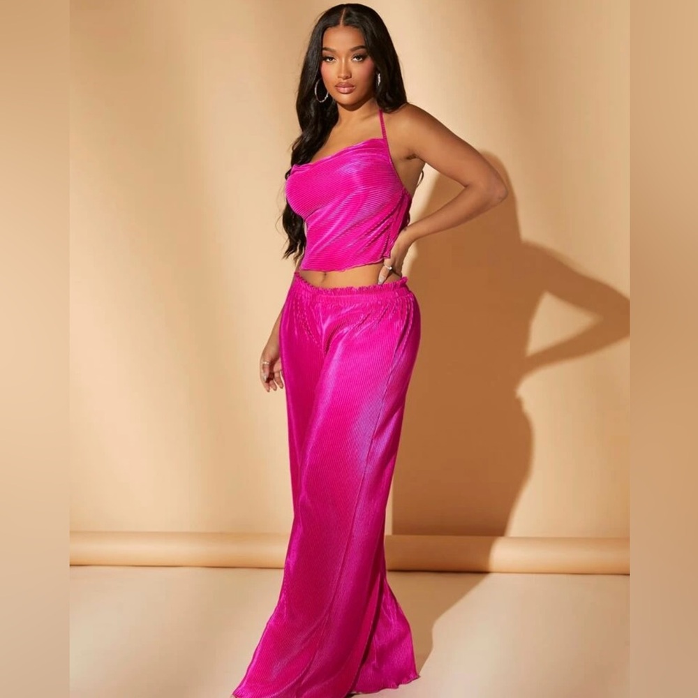 Hot Pink 2-Piece Set
